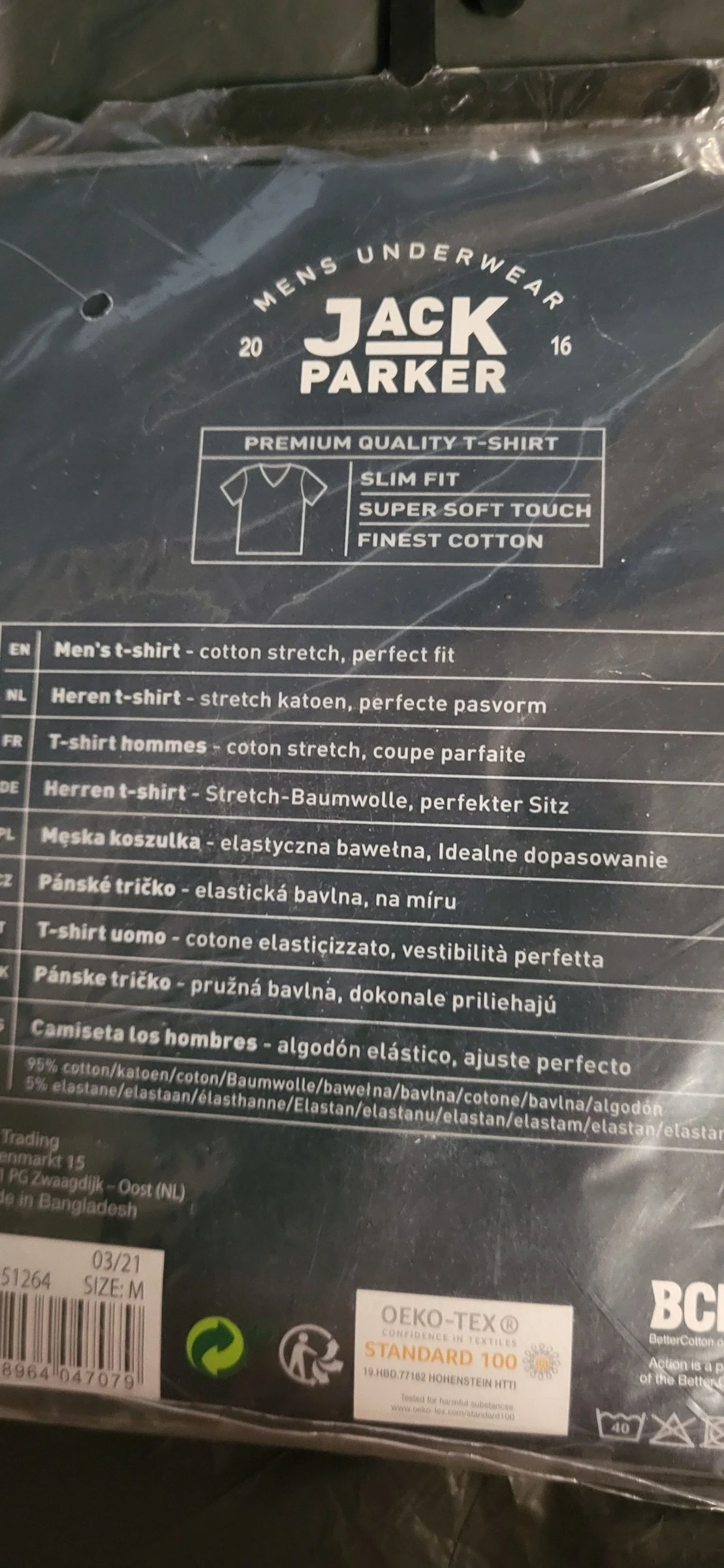Camisa Jack Parker tamanho M gola V. – photo 2